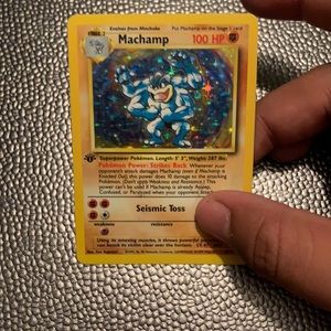Machamp-holo 1999 base set 1st edition #8/102